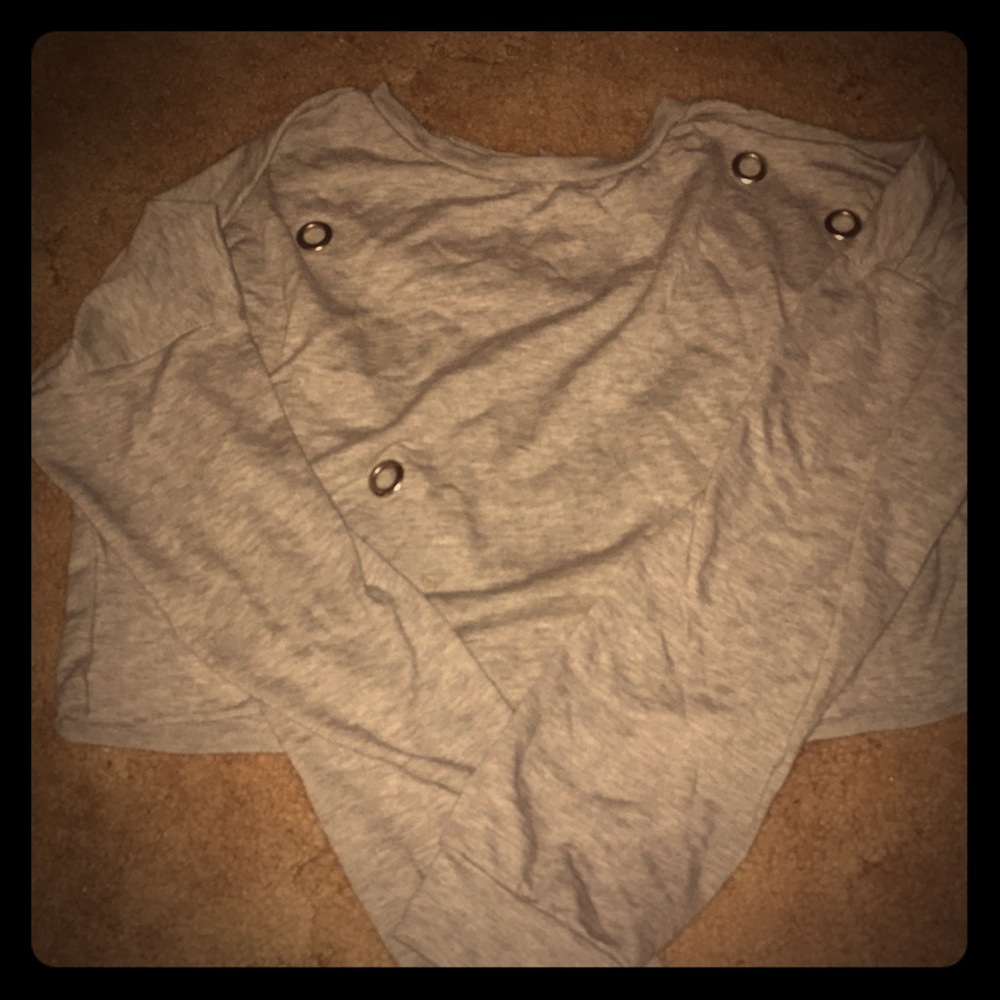 Long sleeve crop top